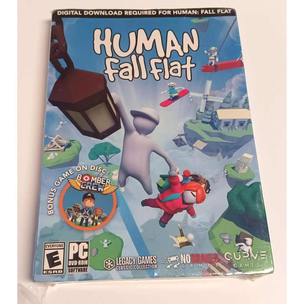 New Sealed Digital Human Fall Flat Bomber Crew PC DVD-ROM Game Legacy Games 2021